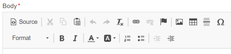 Email body Email body