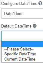Default Date/Time Default Date/Time