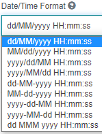 Date/Time Format Date/Time Format