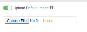 Upload Default Image Upload Default Image