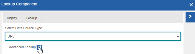 URL selection and Advanced Lookup URL selection and Advanced Lookup