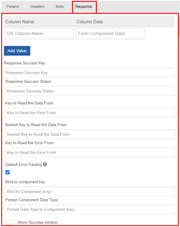Response details Response details