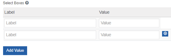 Select Boxes Select Boxes