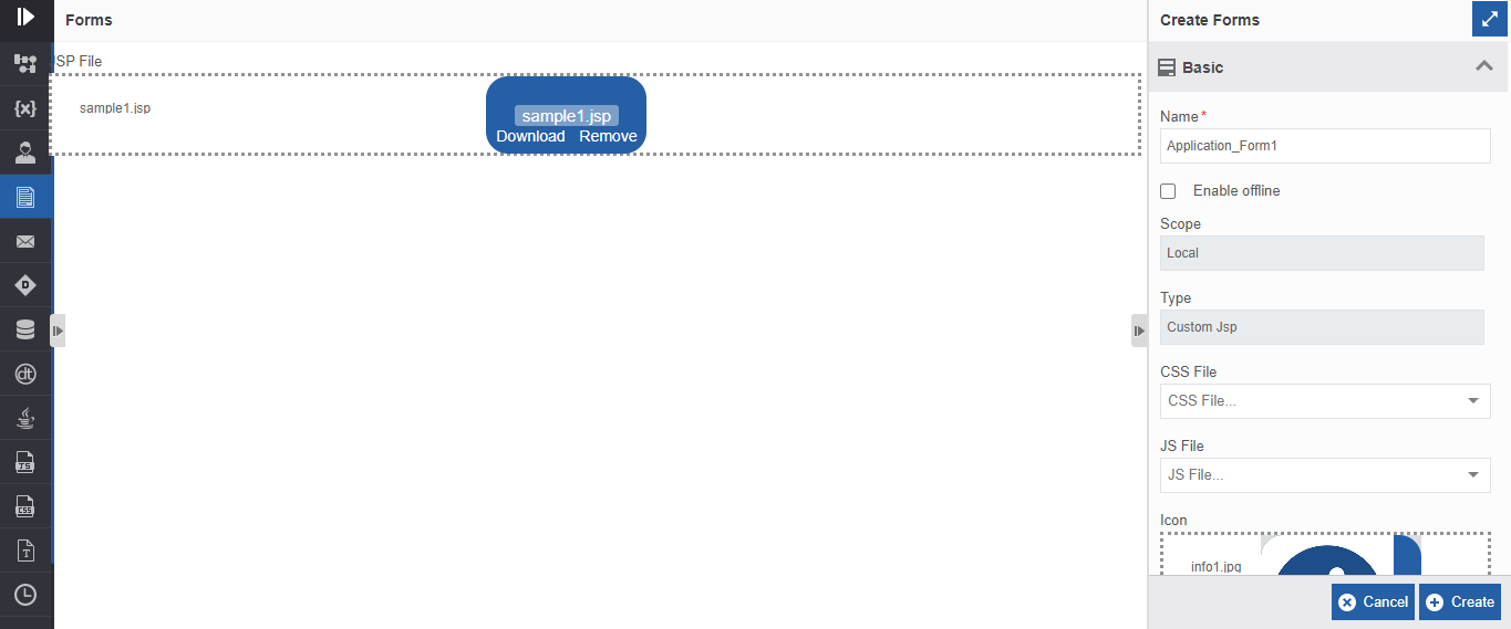 Custom JSP file upload Custom JSP file upload