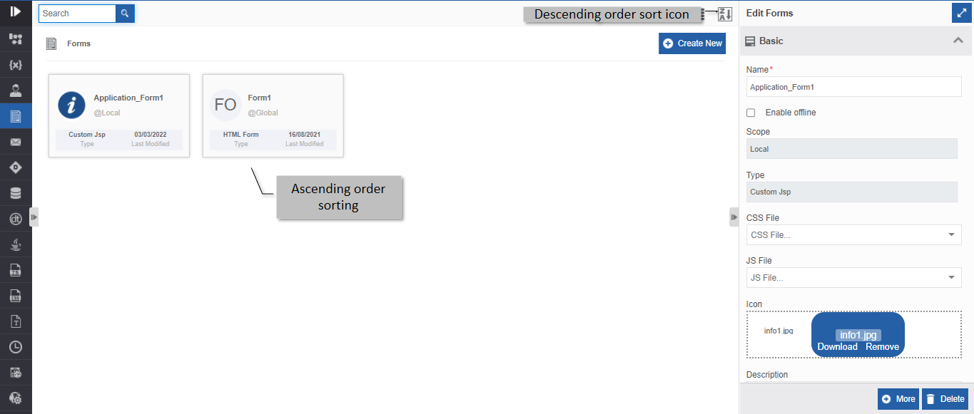 scending order display scending order display
