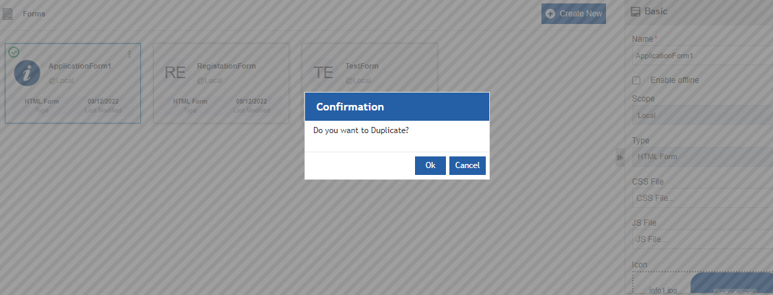 Duplicate confirmation Duplicate confirmation