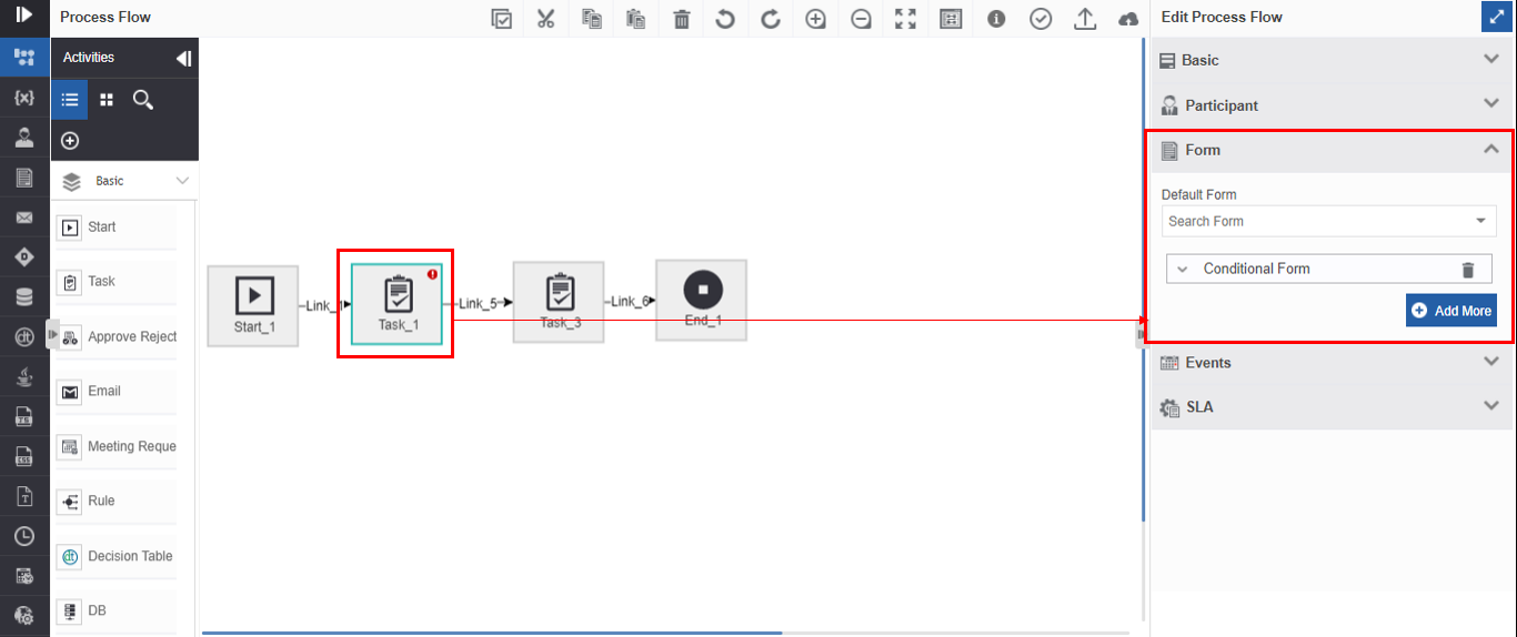 Adding default form Adding default form