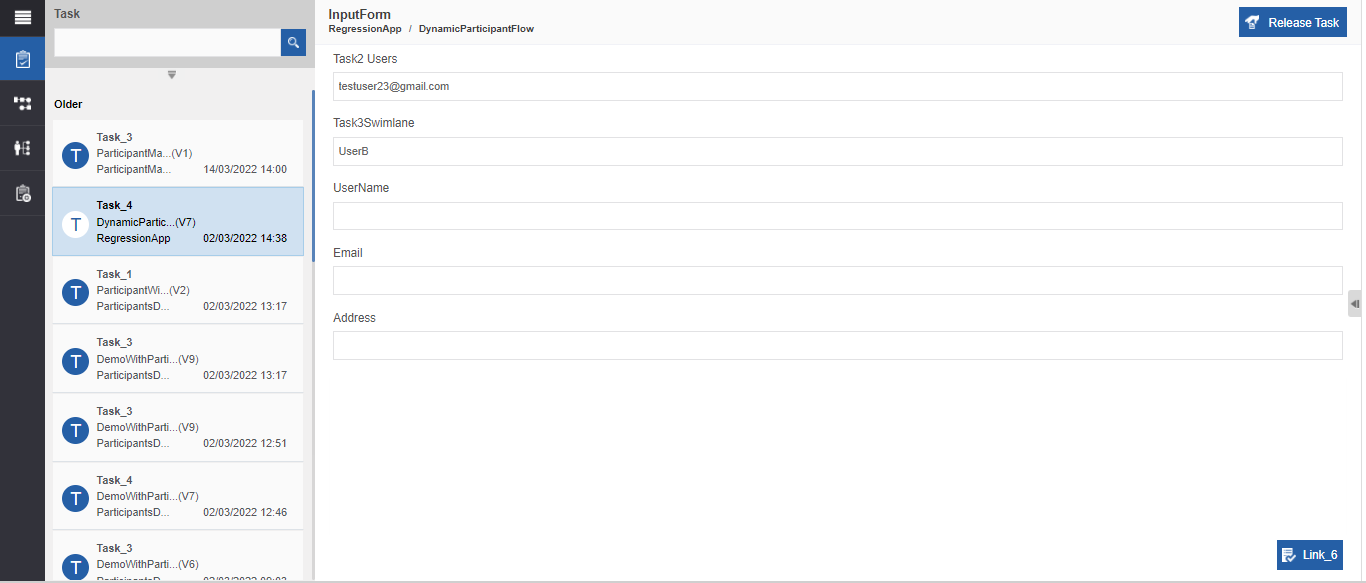 Runtime form Runtime form