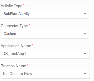 Selecting process flow Selecting process flow