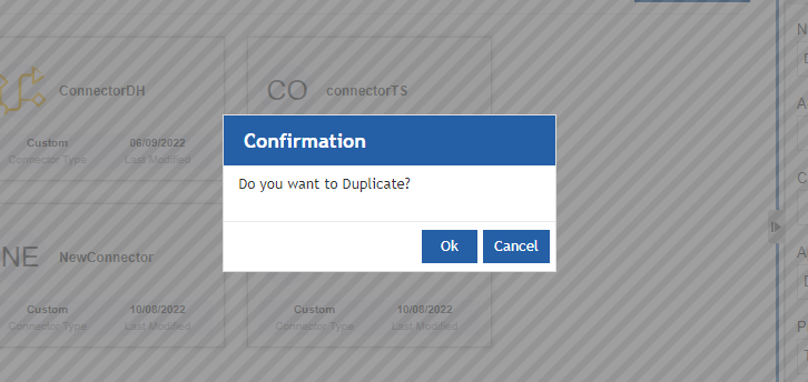 Duplicate confirmation Duplicate confirmation