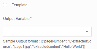 Output Variable Output Variable