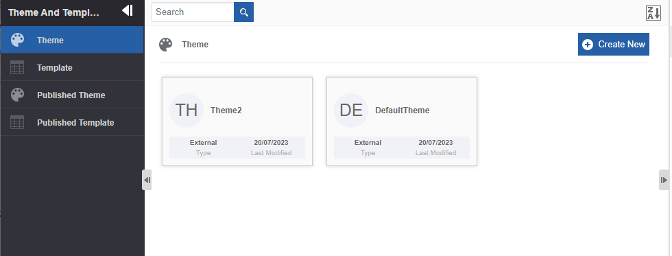 Themes List Themes List