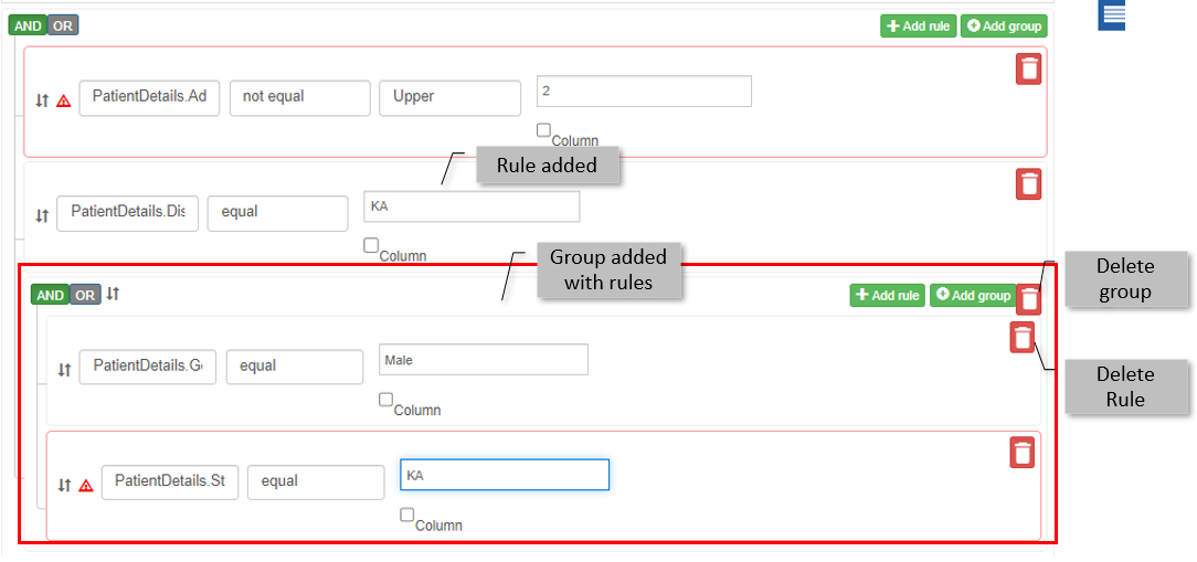 SQL Query - Adding and Grouping rules SQL Query - Adding and Grouping rules