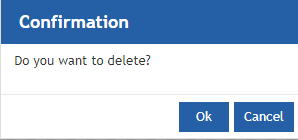 Decision Table Delete confirmation Decision Table Delete confirmation