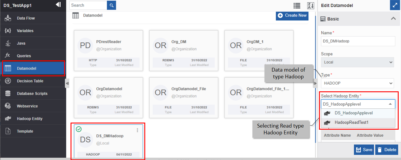 Mapping Hadoop entity to data model Mapping Hadoop entity to data model