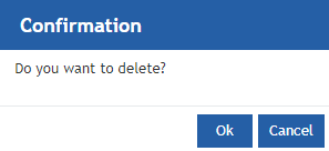 Java Entity Delete confirmation Java Entity Delete confirmation