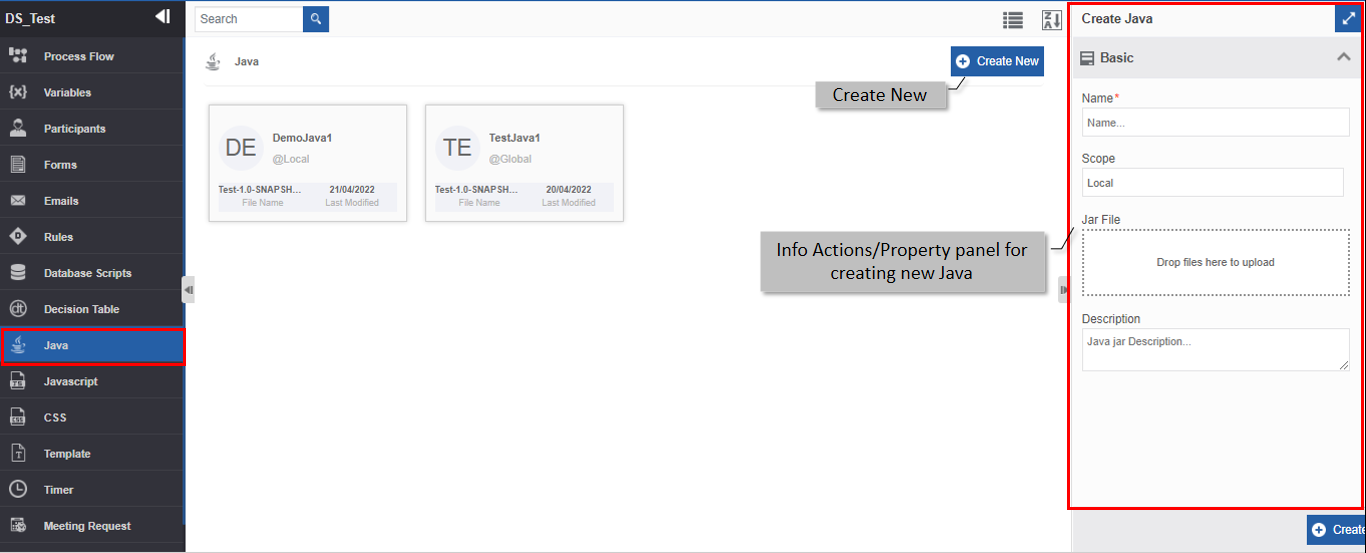 Creating a new java entity Creating a new java entity