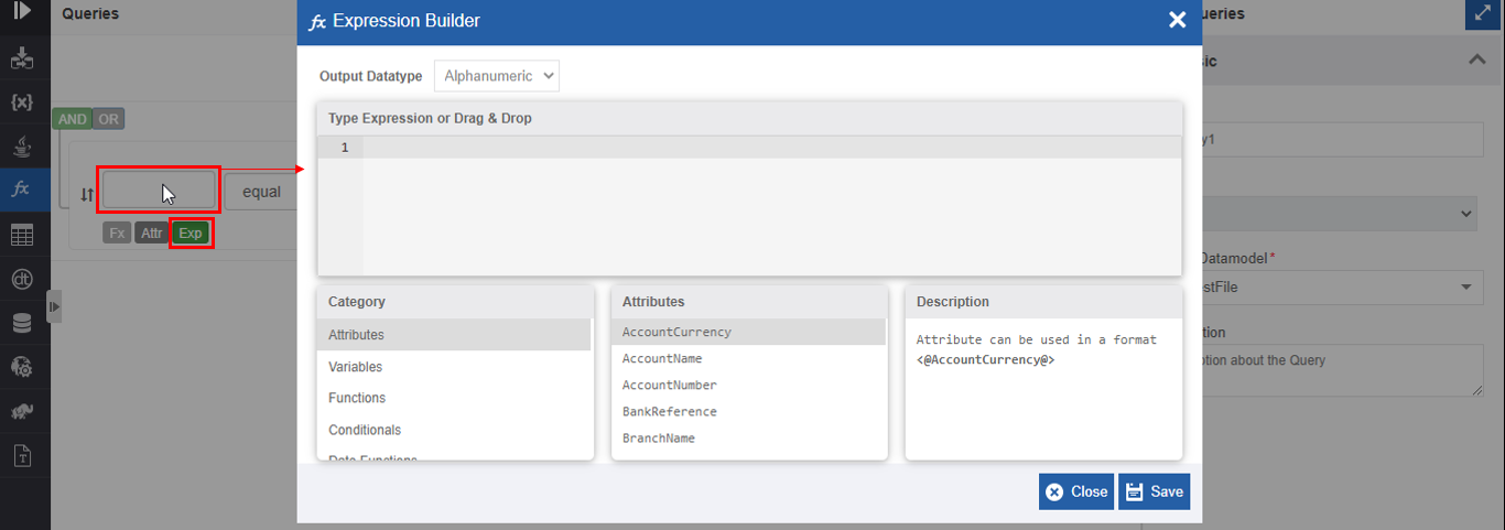 Expression Builder Expression Builder