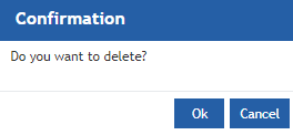 Query Delete confirmation Query Delete confirmation