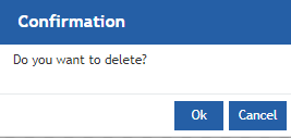 Rule Delete confirmation Rule Delete confirmation