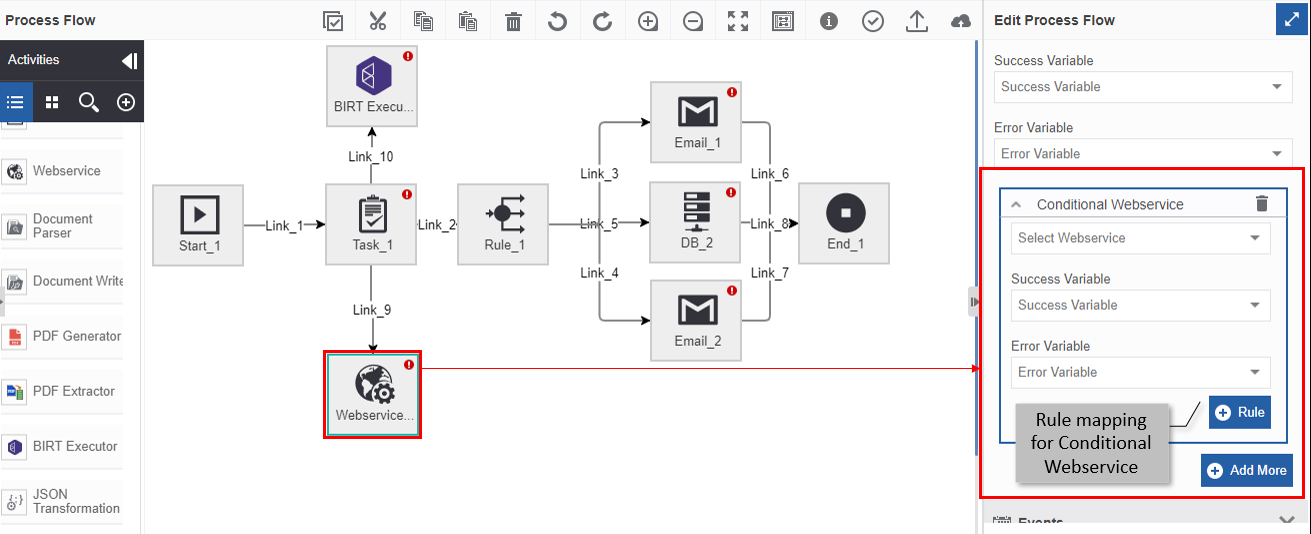 Mapping rule for conditional webservice Mapping rule for conditional webservice