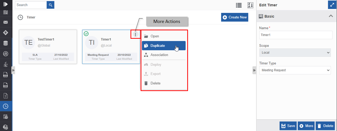 Duplicating Timer Duplicating Timer