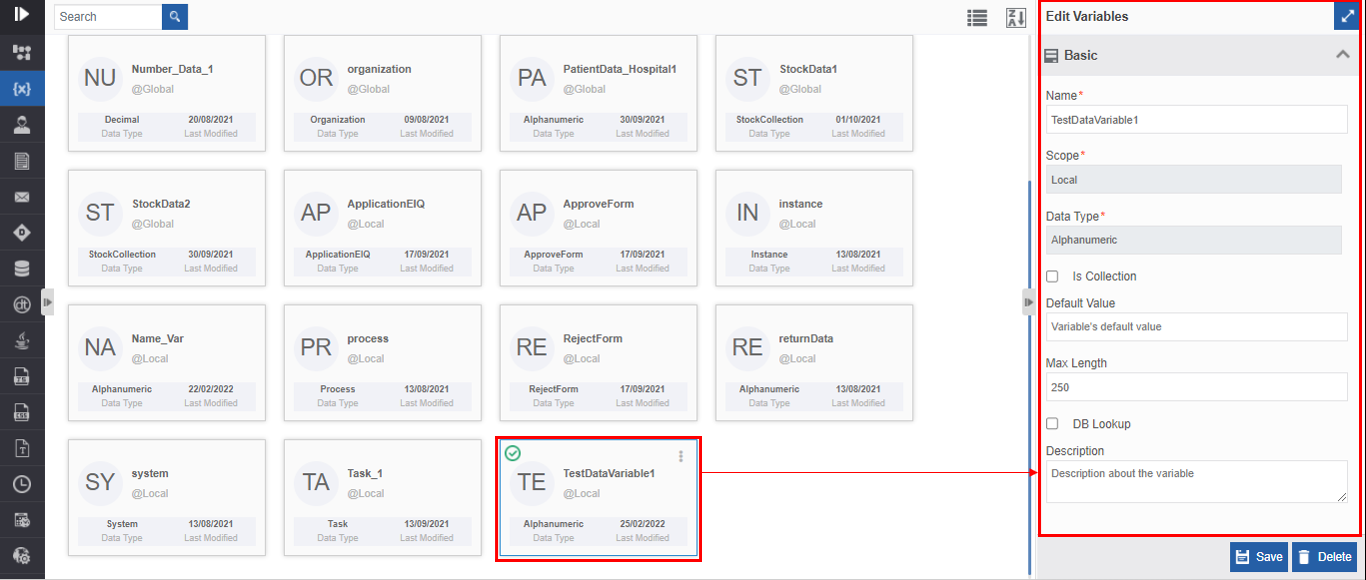 Viewing and Editing Variables Viewing and Editing Variables