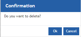 Variable Delete confirmation Variable Delete confirmation