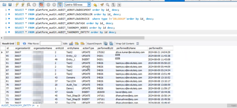 AUDIT_TAXONOMY_ENTITY AUDIT_TAXONOMY_ENTITY
