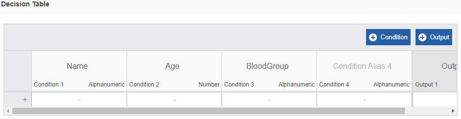 Add Condition Column Right Add Condition Column Right