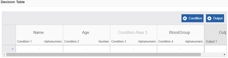 Add Condition Column Left Add Condition Column Left