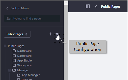 Public Page Configuration Public Page Configuration