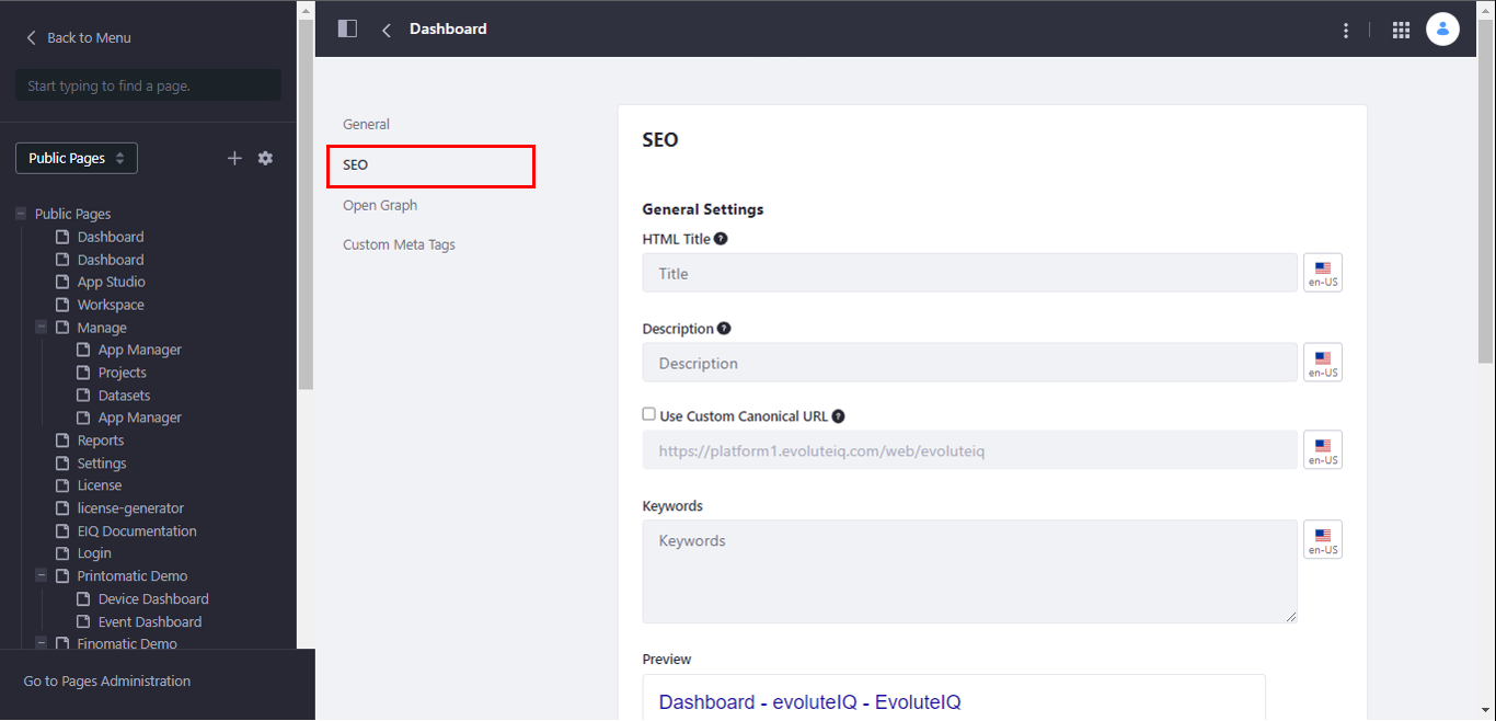 SEO details SEO details