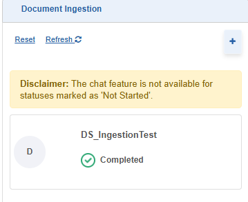 Selecting Document Ingestion Selecting Document Ingestion