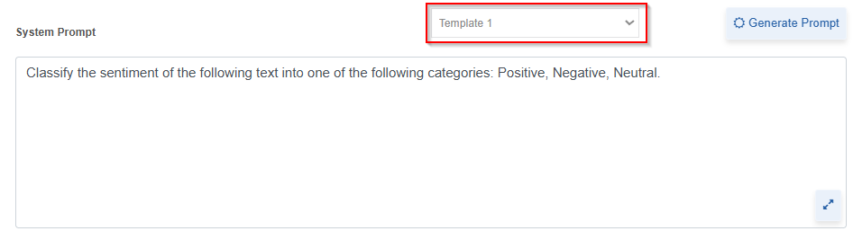 Text Classification system prompt Text Classification system prompt