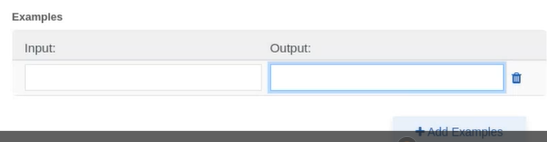 Examples Examples