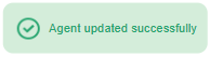 successful uploading of the agent successful uploading of the agent