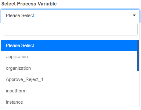 Select Process Variable Select Process Variable