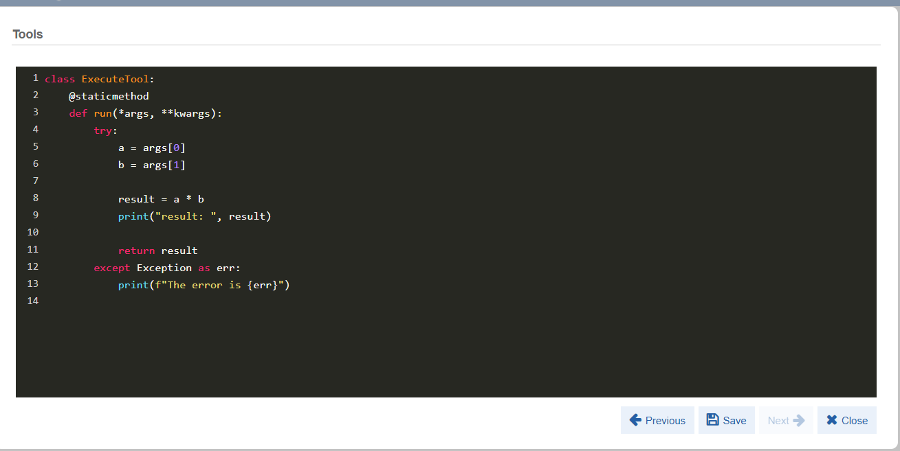 Sample code Sample code