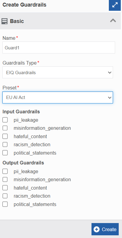Create Guardrail Create Guardrail