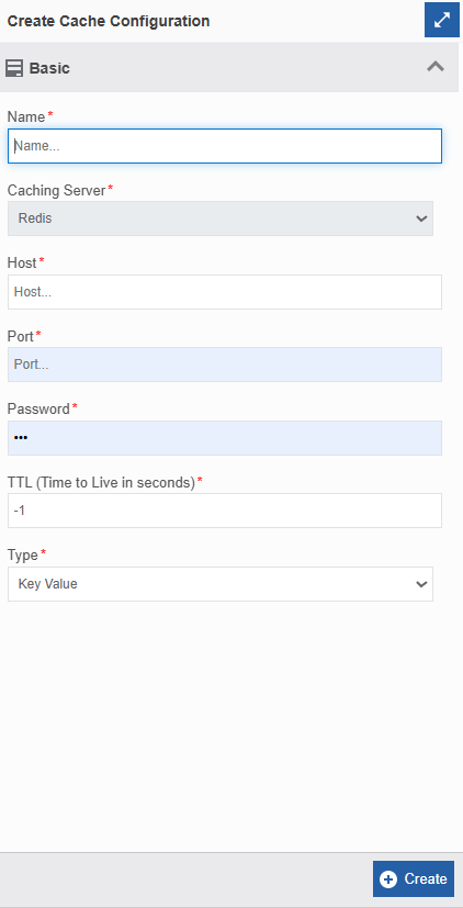 Creating new cache configuration Creating new cache configuration