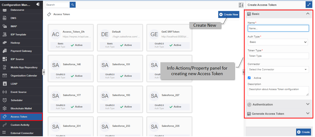 Creating new Access Token Creating new Access Token