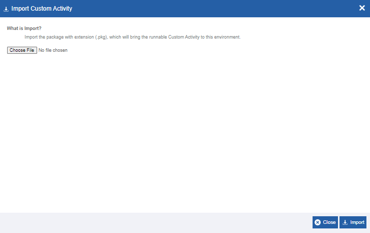 Importing Custom Importing Custom