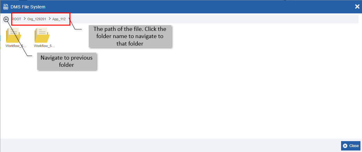 File system path File system path