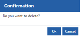 DMS Delete confirmation DMS Delete confirmation