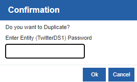 Duplicate confirmation and entering password Duplicate confirmation and entering password