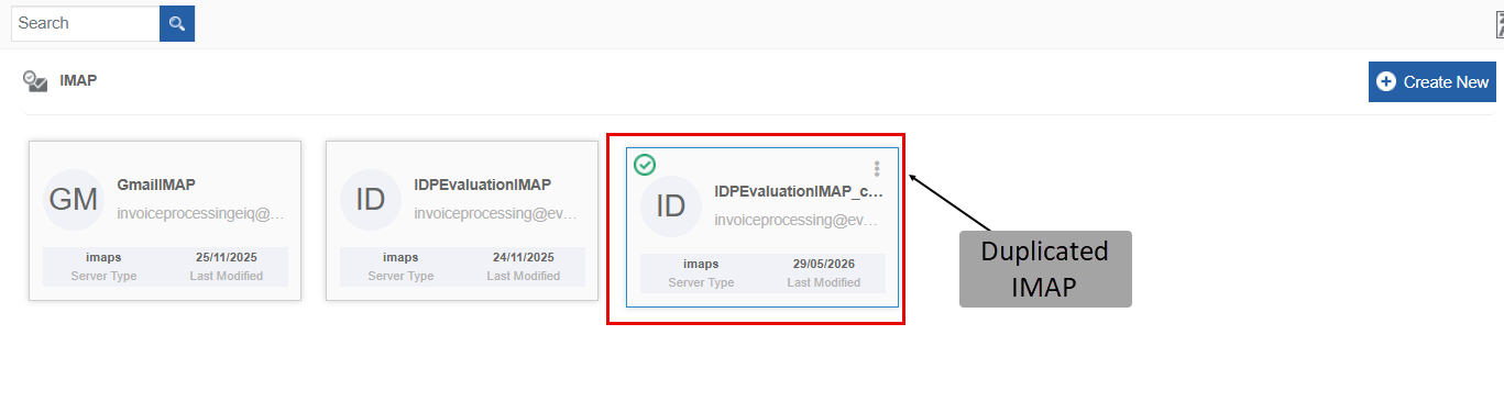 The duplicated IMAP The duplicated IMAP