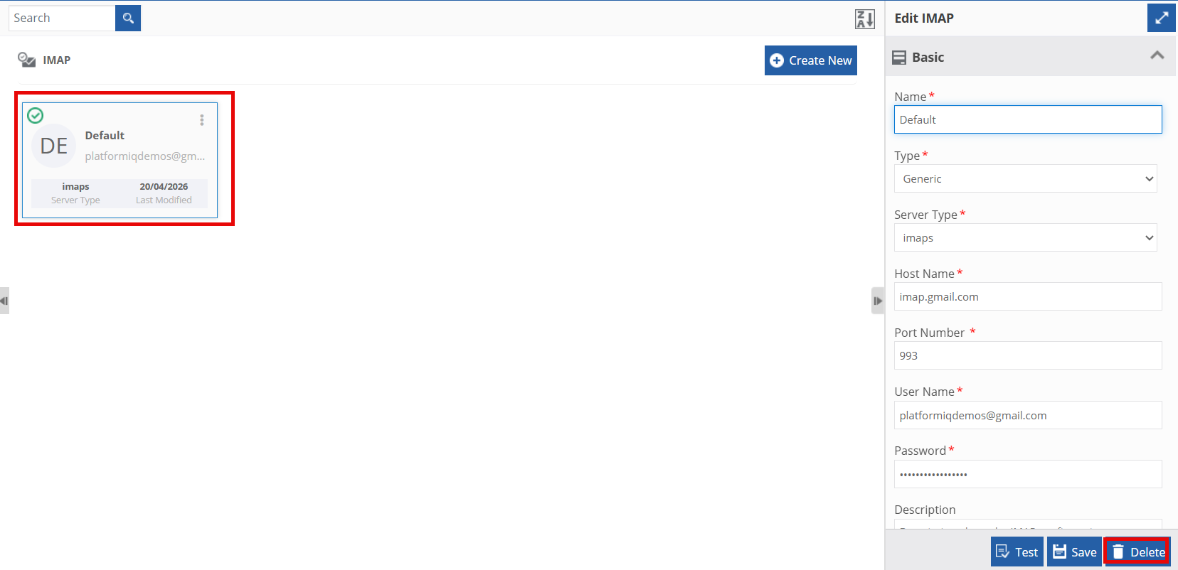 Deleting IMAP Deleting IMAP
