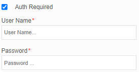 Auth Required Auth Required