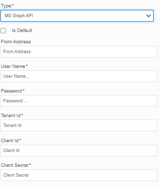 MS Graph API configuration for SMTP MS Graph API configuration for SMTP